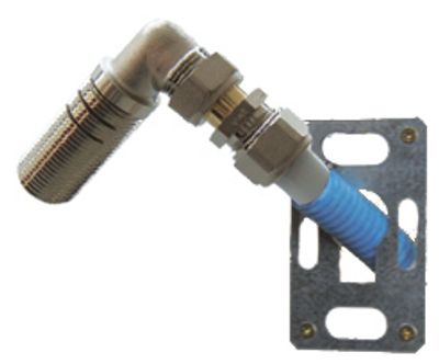 Platine simple à compression pour tube multicouche Ø 16 mm - QUICK PLOMBERIE