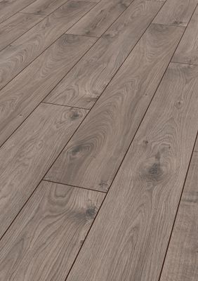 Sol stratifié décor chêne foncé Atlas 12x188x1375mm AC5 KRONOTEX