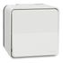 Bouton poussoir étanche IP55 en saillie blanc - Mureva Styl SCHNEIDER ELECTRIC