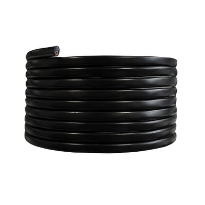 Câble électrique plastique plat noir 3m - TIBELEC