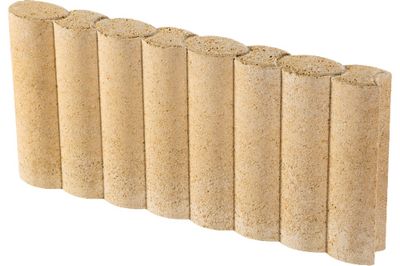 Bordure ovaline ton saumon 50 x 24 x 6 FABEMI