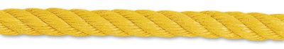 Cordage polypropylène jaune résistance 1060 kg diamètre 8 mm vendu au mètre CHAPUIS