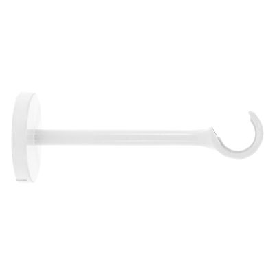 Support ouvert en métal diam 20 mm Finition Blanc brillant par 2 - MOBOIS