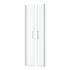 Porte de douche battante 70x200 cm profilé chrome verre transparent 6 mm Saloon - AURLANE