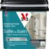 Peinture de rénovation pour salle de bain gris anthracite finition satinée 0,75L - V33