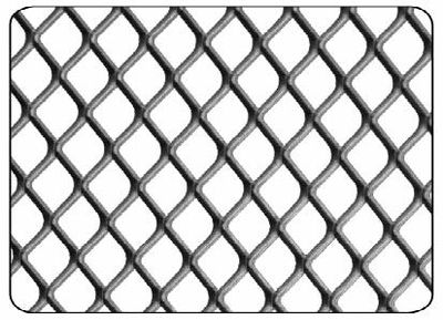 Tôle métal déployé acier brut 500 x 250 mm épaisseur 1,8 mm CQFD