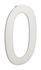 Chiffre 0 à visser hauteur 100 mm  inox THIRARD