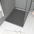 Receveur de douche 90x120 cm acrylique anthracite Pedra - AURLANE