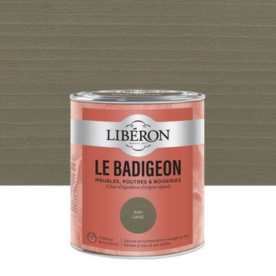 Badigeon meubles, poutres et boiseries Libéron Kaki 0,75 L - LIBERON