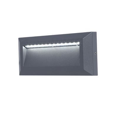 Applique extérieur LED Helena anthracite IP54 400 lumens blanc neutre - COREP