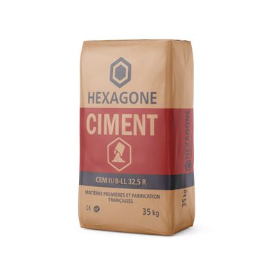 Ciment Hexagome CEM II - NF - 35 kg - VICAT