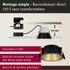Spot LED encastrable salle de bain IP65 module remplaçable anti-éblouissement Noir/or - Cole PAULMANN