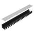 Caniveau polypropylène L.1000 x l.120 x H.92mm avec grille acier galvanisé - FITT
