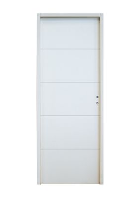 Bloc-porte postformé QUADRIZ H.204 X l.93 cm prépeint poussant gauche - SMIS