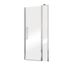 Porte de douche pivotante sur élément fixe 90x192 cm profilé chrome verre transparent 5 mm New Style - SCHULTE