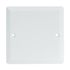 Couvercle carré à visser 85X85mm pour boite diamètre 67mm sans vis - DEBFLEX