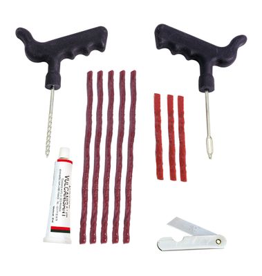 Kit de réparation pneus tubeless 12 pièces - AUTOBEST