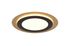 Plafonnier MORGAN rond or et noir LED 42W 5600 lumens blanc dynamique CCT - TRIO