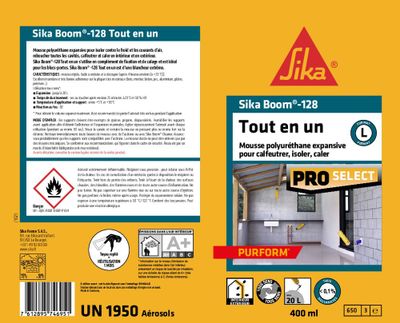 Mousse Expansive Sika Boom 128 l 400 ml SIKA