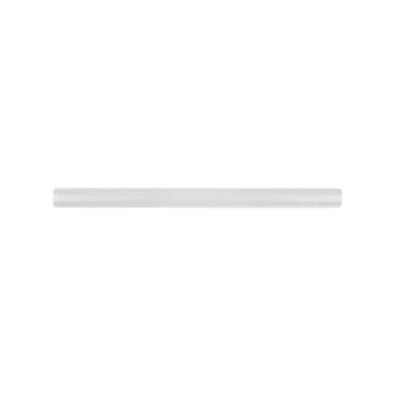 Poignée de meuble cylindrique inox blanc mat entraxe 128 mm par 4 REI