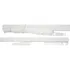 Tringle ouverture en métal 1 coté de 1,50m 24 x 16 mm Finition Blanc - MOBOIS