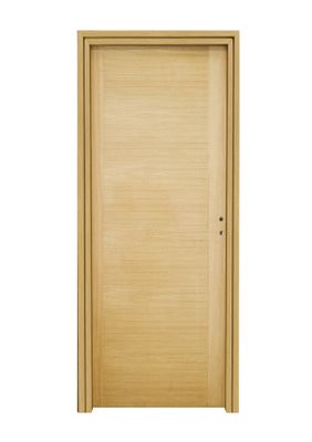 Bloc-porte fin de chantier postformé H.204 x l.73 cm décor plaqué chêne EQUINOXE poussant gauche - SMIS