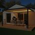 Pergola bioclimatique murale Sofia motorisée 4 x 3 m avec LED HOMALU