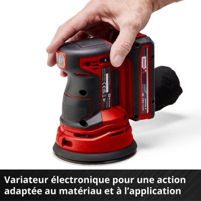 Ponceuse excentrique sans fil diamètre 125 mm 18 V TE-RS 18 Li-Solo EINHELL