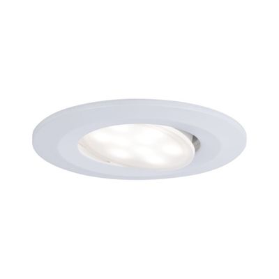Spots LED encastrables salle de bain IP65 et BBC orientables whiteswitch Blanc par 3 - Calla PAULMANN