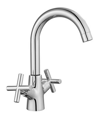 Robinet mélangeur de salle de bains Chrome Kanaan - EDOUARD ROUSSEAU