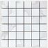 Mosaïque sol/mur intérieur effet marbre blanc CALACATTA 30 x 30 cm vendu à l'unité DISTRIMAT