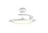 Ventilateur de plafond à pales rétractables LED + télécommande Blanc Ø106cm - Kasfjord REALITY