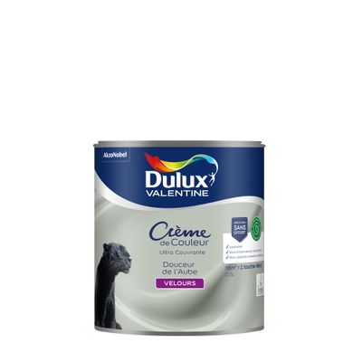 Peinture crème de couleur Douceur de l'Aube velours 0,5L - DULUX VALENTINE