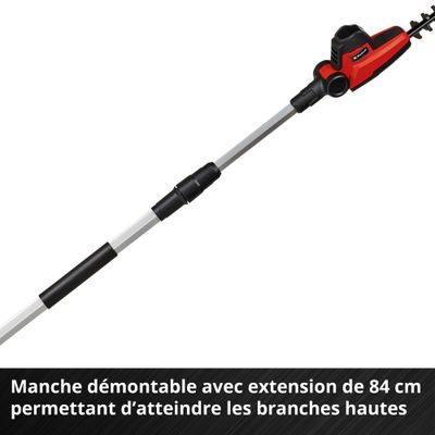 Taille-haies télescopique à batterie 18 V lame 45 cm GC-HH 18/45 Li T