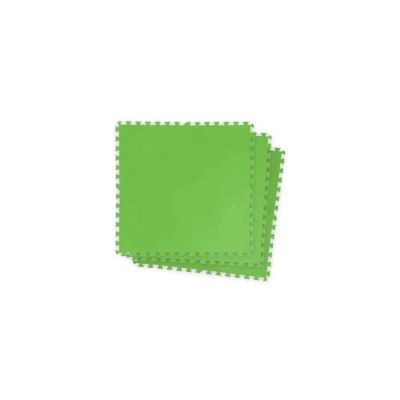 Tapis de sol piscine format puzzle vert ép. 4 mm 78 x 78 cm lot de 9 - BESTWAY