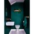 Peinture Crème de Couleur Cuisine et Bain Satin Emeraude 2 L - DULUX VALENTINE