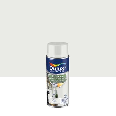 Peinture aérosol Ecran+ Multi-supports Satin Blanc 400 mL - DULUX VALENTINE