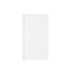 Pare-baignoire rabattable verre ondulé profilés blanc 140 x 80 cm Wave AURLANE