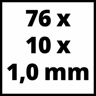 Disques de tronçonnage 76 mm par 5 - EINHELL