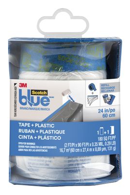 Dévidoir de bâche de protection adhésive 27 m x 60 cm SCOTCH