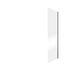 Paroi de douche latérale fixe 90x200 cm pour porte coulissante profilé chrome verre transparent 8 mm NewStyle Urban - SCHULTE