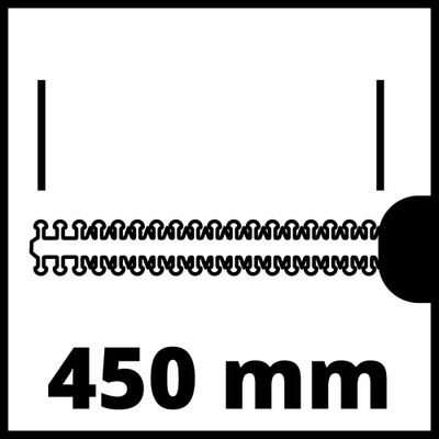 Taille-haie électrique 420 W lame 45 cm GH-EH4245 EINHELL