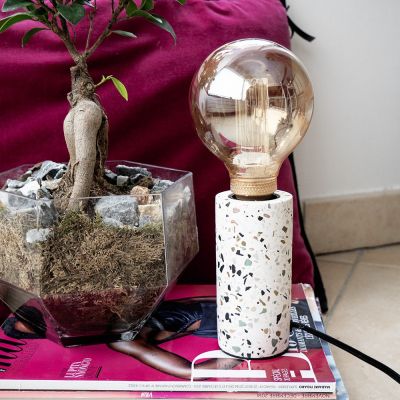 Ampoule LED G95 Hologramme globe verre ambré 4 W = 200 Lumens blanc chaud - XANLITE