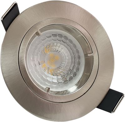 Spots LED encastrables GU10 lumière blanc chaud Acier par 3 - Saphyr ARLUX