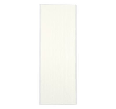 Porte de placard Blanc Nacré Structuré Profil blanc H 248,5 x L 92,2 cm YNGENIO