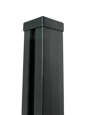 Kit poteau alu anthracite pour panneau brise vue Element - 75 x 75 x 1890 mm - OLG