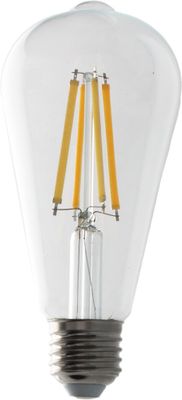 Ampoule LED EDISON filament clairs 6W 900 lumens dimmable blanc chaud - ARLUX