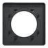 Plaque de finition 1 poste aluminium brossé/ anthracite - Odace 2011 Touch SCHNEIDER ELECTRIC