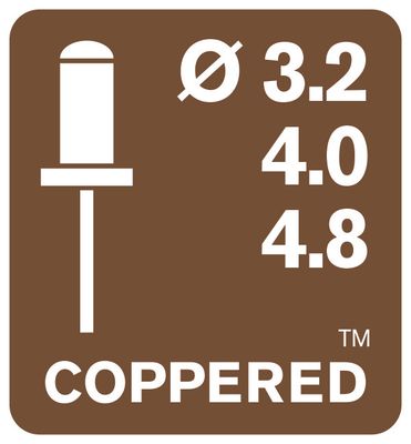 Pince à riveter RP10 + 100 rivets - RAPID