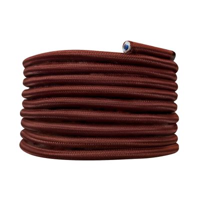 Câble électrique tissu rouge 3m - TIBELEC
